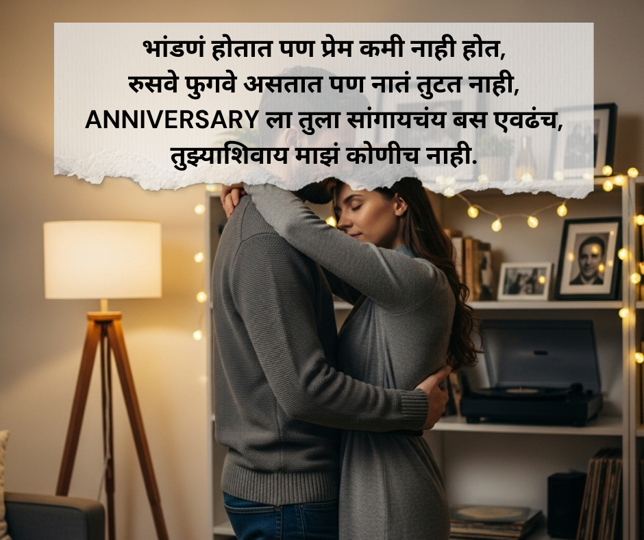 Anniversary Shayari Marathi