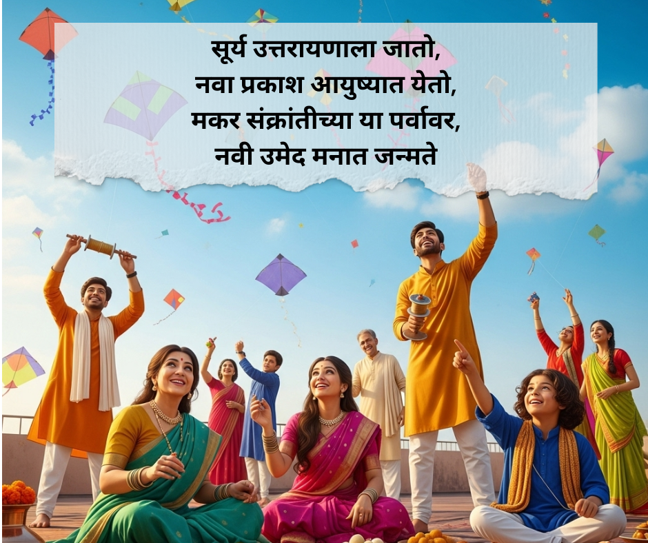 Makar Sankranti Shayari Marathi